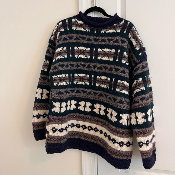 Vintage Unisex Rey Wear Wool Sweater 